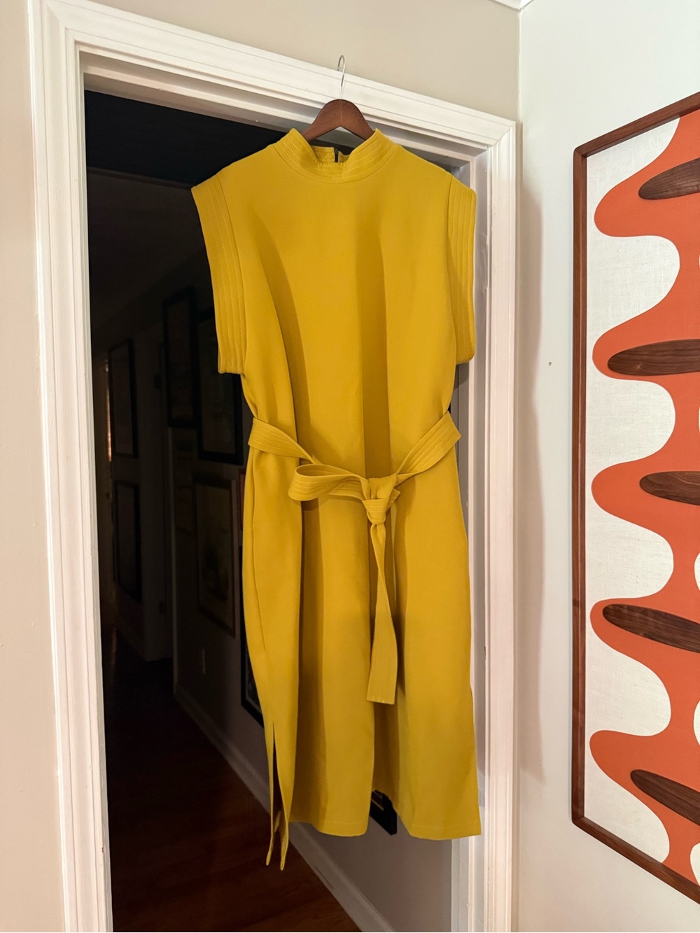 NWT Julia Allert Straight Dress With Belt